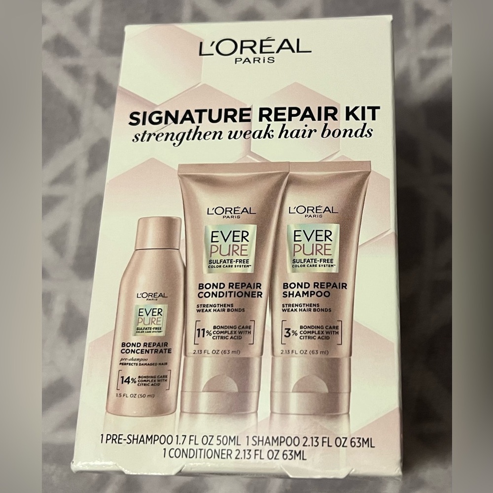 L'Oréal Signature Bonding Repair Kit - new/unopened - Abbey Yung Method!
